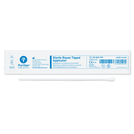 6 in. Standard Rayon Swab with Polystyrene Handle, Sterile