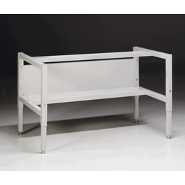 3 ft. Telescoping Base Stand (Non-Welded) for Purifier Class II Biosafety Cabinets manufactured after 2000, includes leveling feet and shelf