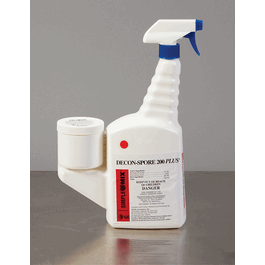 Veltek DECON-SPORE 200 Plus SimpleMix Sporicidal Dose PAA/H2O2 Solution, Sterile, 16 oz Trigger Spray Bottles
