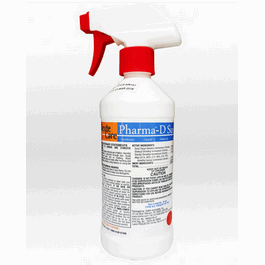 Pharma-D Surface Disinfectant, Sterile Quaternary Ammonium, Virucide, Fungicide, 16 oz Spray Bottles