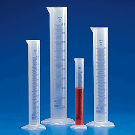 Graduated Cylinder, PP, Printed Graduations, 2000 mL, CS/2