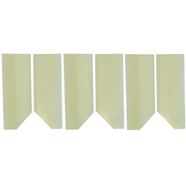 Caframo Sweep Blade, Silicone Molded, 6 x 2 in., package of 6 (3 pairs)