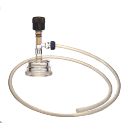 DWK Life Sciences (Kimble) 47 mm Standard Pickup Adapter with 1/4 in. O.D. PTFE Tubing