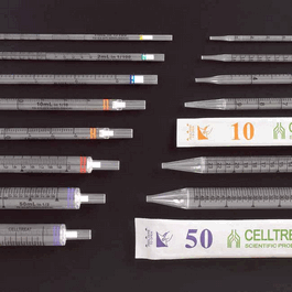 Celltreat 1 mL Serological Pipets, Individually Wrapped (Paper/Plastic) in Bags, Sterile