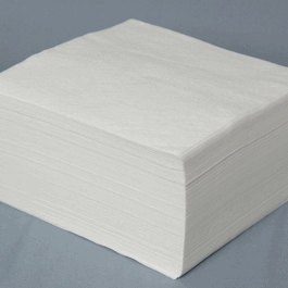 Berkshire 12 x 12 in. ValuSeal-LP Knitted Polyester Cleanroom Wipes with Ultrasonically Sealed Edge, Bulk, 75 sheets/pack, 14 packs/case