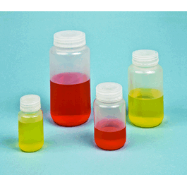 Reagent Bottles, Wide Mouth, Polypropylene, 125 mL