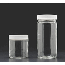 1 oz, 30 mL Clear Tall Wide Mouth Jar, 33-400 mm Thread