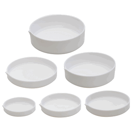 Dynalon(R) 25 mL Low Form PTFE Evaporating Dishes, 63 mm dia.