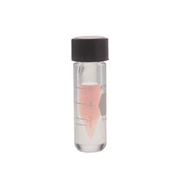 DWK Life Sciences (Kimble) 1 mL (0.25 dram) Graduated ACCUFORM Vials with 13-425 Solid Top Closures and PTFE-Faced White Rubber Liners