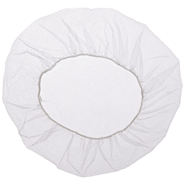 Hairnet, Nylon, Honeycomb, 18 in., Black