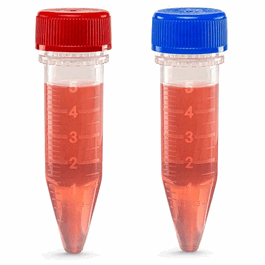 Diamond Midi Centrifuge Tube, 5.0mL, PP, Assembled Blue Screw Cap, Graduated, STERILE, 20/Bag, 10 Bags/Unit
