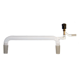 DWK Life Sciences (Kimble) Connecting Distillation Adapter with Valved Vacuum Take-Off, 24/40 ST Joints