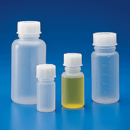Bottle with Screwcap, Wide Mouth, PP, Graduated, 500 mL, CS/25