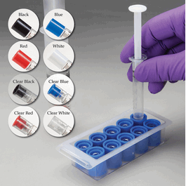Sterile TE Luer Lock Tip Caps Black