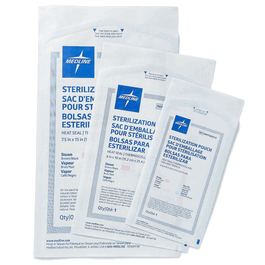 Heat Seal Steam / Gas Instrument Sterilization Pouches, 18 x 22 in.