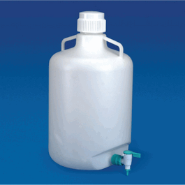 United Scientific Polypropylene Carboy with Stopcock, 10 L