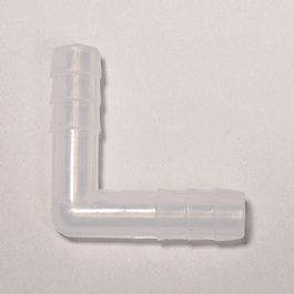 United Scientific Polypropylene L-shaped Connectors for 10 mm tubing