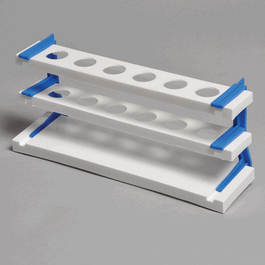 United Scientific Polypropylene 6-Tube Nessler Cylinder Rack for 100 mL cylinders