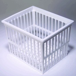 United Scientific Polypropylene Test Tube Baskets, 140 x 120 x 110 mm