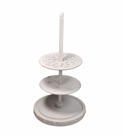 United Scientific Polypropylene 28-Place Vertical Pipette Stand