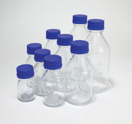 United Scientific Borosilicate Glass Media / Storage Bottles, 10,000 mL
