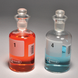 United Scientific Borosilicate Glass BOD Bottles, Numbered, 300 mL