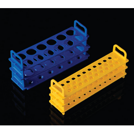 Test Tube Rack, PC, 16 mm Tubes, 31 Places, Blue