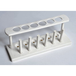 United Scientific 6-Place Plastic Test Tube Rack, Unassembled