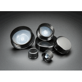 JG Finneran 15-425 mm Black Phenolic Cap with PE Cone Liner