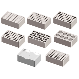 SCILOGEX Aluminum Block (15 x 9.5 x 5 cm), used for 2.0mL tubes, 40 holes, 10mm diameter (15 x 9.5 x 5cm)