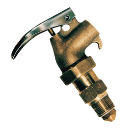Justrite Adjustable Brass Safety Faucet, 3/4 in. NPT