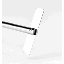 SCILOGEX Straight Stirrer Impeller, 316L Stainless Steel