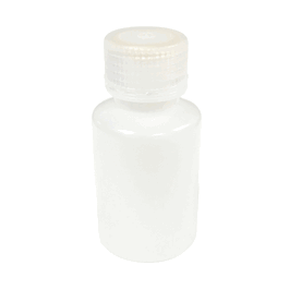 United Scientific Narrow Mouth Bottle (HDPE), Round, 90 mL