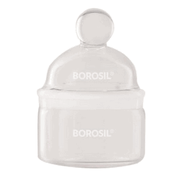 Borosil Tall Form Weighing Bottles with Interchangeable Stopper, 15 mL, CS/10