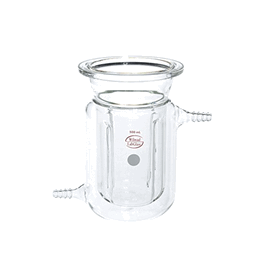 SP Wilmad-LabGlass Cylindrical Reaction Vessel, O-Ring Flange, Jacketed/ Indented, 1000 mL
