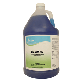Rochester Midland Corp RMC Clear View Heavy Duty Glass Cleaner, Concentrated, 1 gal. Bottle