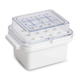 Mini Cooler, Quick Freeze, 12-Place (3x4) for 1.5 mL Tubes, White