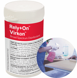 Rely+On Virkon Broad Spectrum Disinfectant, 5 kg (176 oz) Bucket