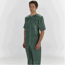 Graham Medical Scrub Pants, Nonwoven, Green, 4XL/5XL