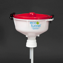 8 in. ECO Funnel with 53B Nalgene Cap Adapter