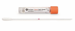 Puritan Fecal Opti-Swab Collection and Transport System, 2 ml Cary-Blair Medium Filled Vial w/ One Sterile Elongated HydraFlock Swab