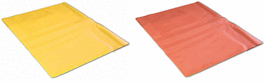 Poly liner bags for Solid Waste Container, Yellow, pack/250