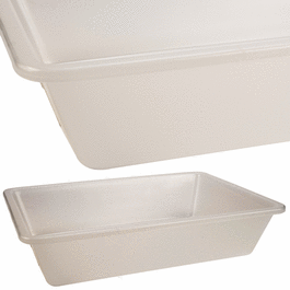 Dynalon Kartell Autoclavable Deep Tray, PP, 20 x 13.8 x 4.1 in.