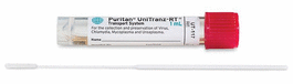 One sterile ultrafine PurFlock Ultra swab, 100mm molded break point, individually wrapped. Fill volume 1mL