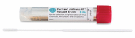 One sterile, ultrafine PurFlock Ultra swab, 100mm molded break point, individually wrapped. Fill volume 3mL