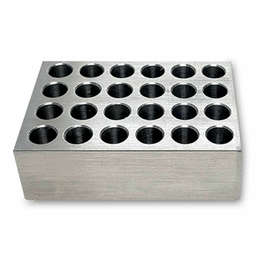 Adapter for 48 / 4 mL PC or PE Vials, Aluminum, Requires IPD9600-96, set of 2