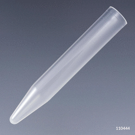 Test Tube, 12 x 75mm (5mL), PS, Conical Bottom, 250/Bag, 8 Bags/Unit