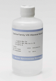 PerkinElmer ICP-OES VIS Wavecal Solution, Matrix: 2 Percent HNO3, 250 mL