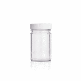 DWK Life Sciences (Wheaton) 60 mL Testing Jar, PTFE Faced Foamed PE Liner