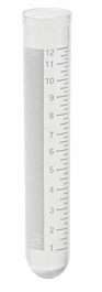 CULTUBES Sterile 14 mL (17 x 95 mm) Graduated Culture Tubes without Caps, Polypropylene, 125 tubes/tray